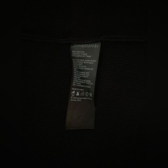 Zimmermann Luminosity Knit Paneled Minidress size 0/us size 4 - Picture 12 of 12